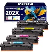 202X Toner Cartridges CF500X - Compatible Replacement for HP 202X 202A for Color LaserJet Pro MFP...