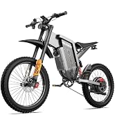 X21 Max Adult Off Road Electric Bike, 3000W(5000W Peak) Brushless Motor 75MPH Fast Ebike, 60V30AH...