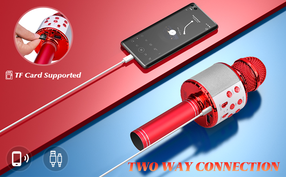 BlueFire Bluetooth 4 in 1 Karaoke Wireless Microphone