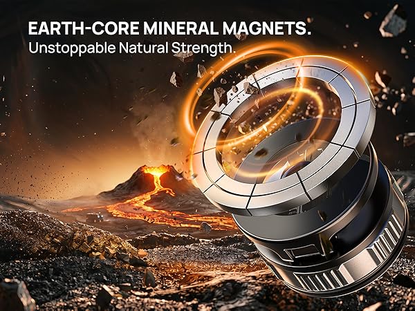 Earth-Core Mineral Magnets. Naturally Unstoppable Force.