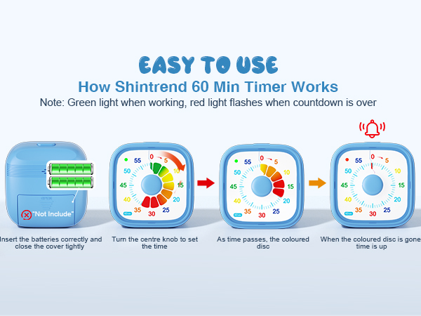 timer visual countdown easy to use