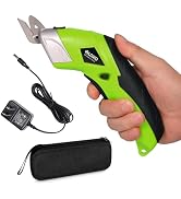 Cordless Electric Scissors, VLOXO Cardboard Cutter Electric Fabric Scissors Box Cutter with Blade...
