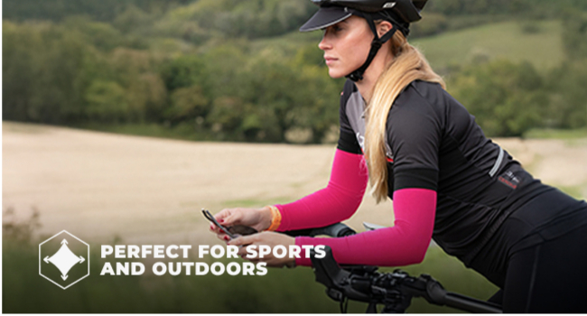 UV Arm Sleeves for Men and Women - Golf Cooling Arm Sleeves - Baseball Sun Sleeves