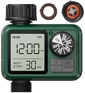 Sprinkler Timer, XinFuture Water Timer, Programmable Garden Hose Timer with Rain Delay, Manual& A...