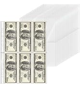 XiowDow 20 Sheets A4 Pocket Pages for 3 Rings Binder Clear Plastic PP Photocard Sleeves 11 Holes ...