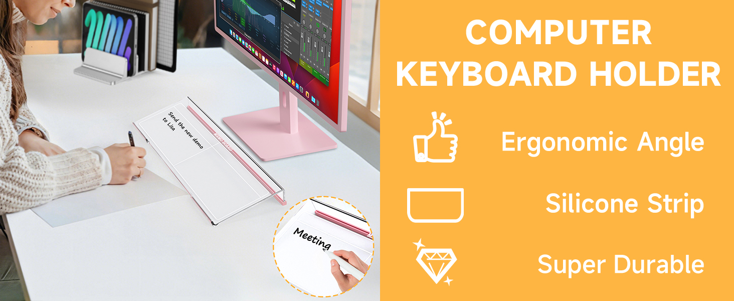 acrylic keyboard riser for desk