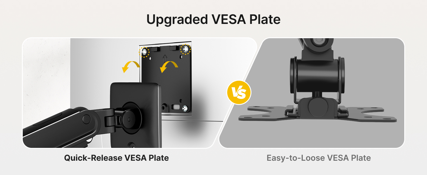 Quick Release VESA Plate