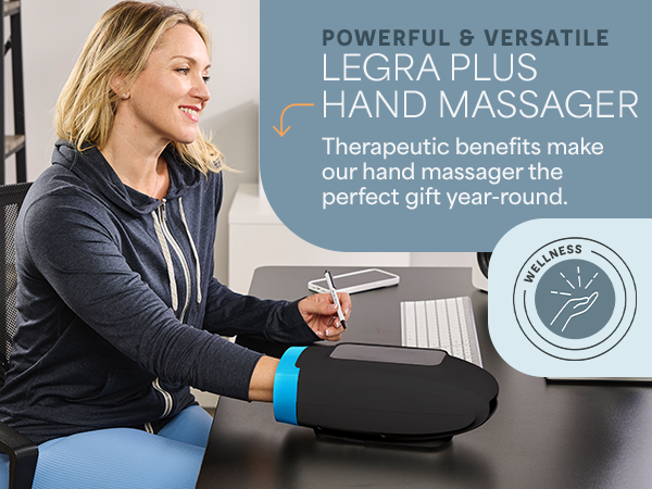 LifePro Legra Hand Massager with Heat and Compression