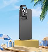 APEXEL 200X Phone Microscope Lens, Nano Zoom Phone Micro Lens for iPhone Android with LED Light C...