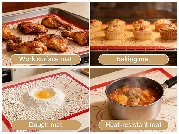 Silicone Baking Mat Set