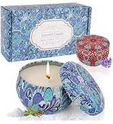 2 Pack Scented Candles,2.5 oz Aromatherapy Candles Gifts for Women,Natural Soy Candles for Home S...