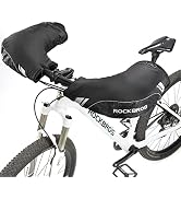 ROCKBROS Handlebar Covers Mountain Bike Bicycle Handlebar Warmers Cold Weather Bike Pogies Windpr...