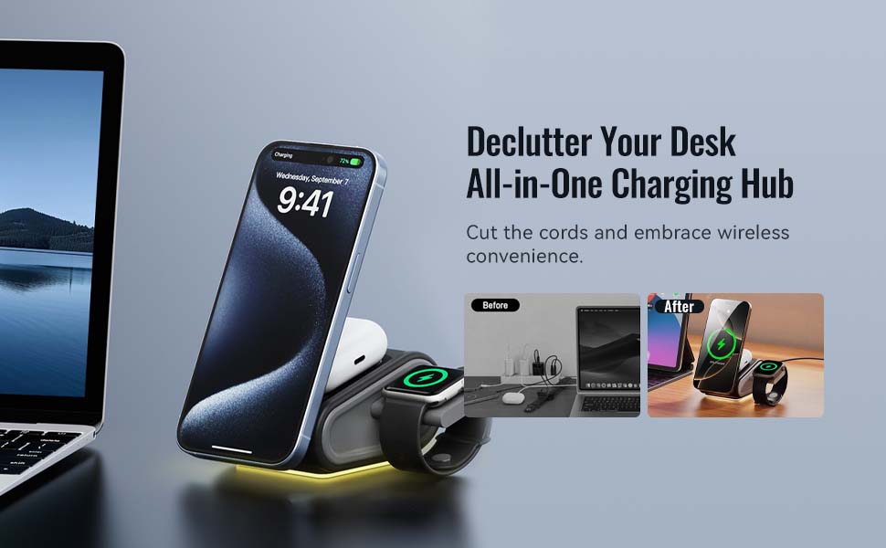 Home Office Setups | • Nightstand Charging | • Travel Essentials