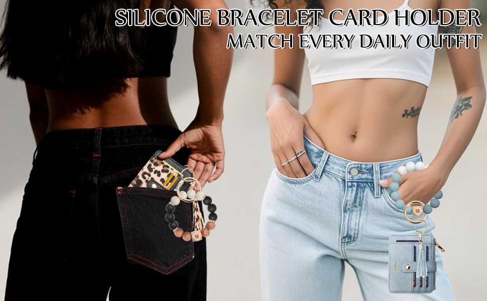 silicone bracelet purse
