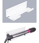 Dyson Airwrap Holder, 2-Pack Stainless Steel Hair Tool Organizer, Hair Dryer Holder Wall Mount fo...