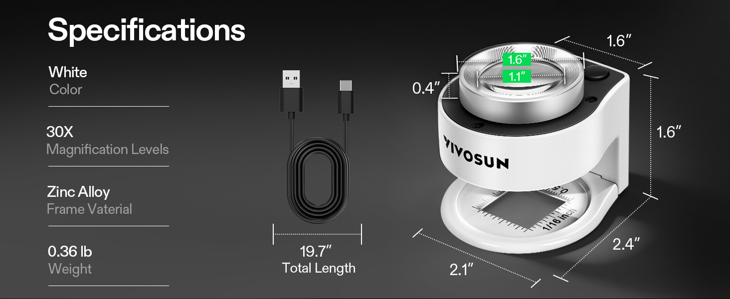 LED IllUMINATED LOUPE