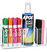 Banafich Magnetic Dry Erase Marker Holder for Whiteboard, Anti-slip Magnet Pen Holder for Fridge ...