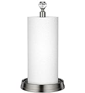 KASUNTO Paper Towel Holder (with Crystal Ball) Steel Paper Towel Holder countertop,Paper Towel Ho...