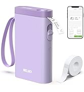 Nelko Label Maker Machine with Tape, P21 Bluetooth Label Printer, Wireless Mini Label Makers with...