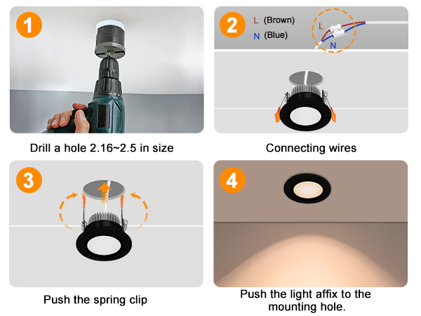 smart 2 inch recessed light