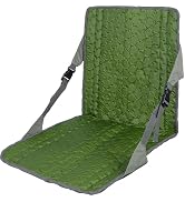 REDCAMP Portable Stadium Seat Bleacher Cushion, Folding Stadium Seats Pad Ground Chair for Bleach...