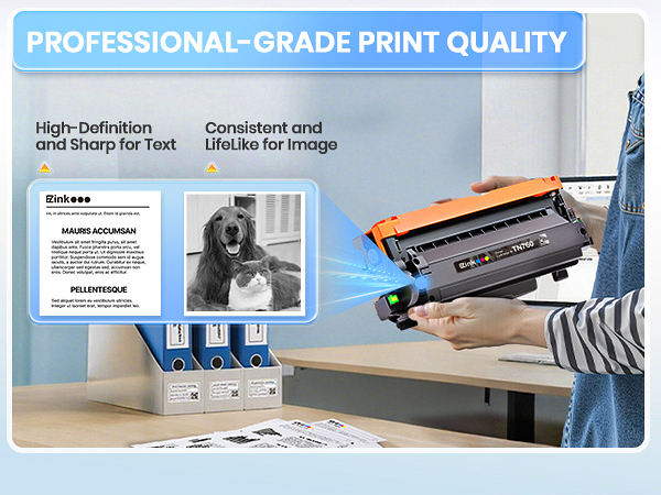 E-Z Ink Compatible TN760 Toner Cartridges Replacement for Brother TN-760 TN730 TN-730