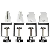 Sneeze Guard Support Clamp Partition Aluminum Adjustable Partition Clamp Acrylic Desk Divider Sup...