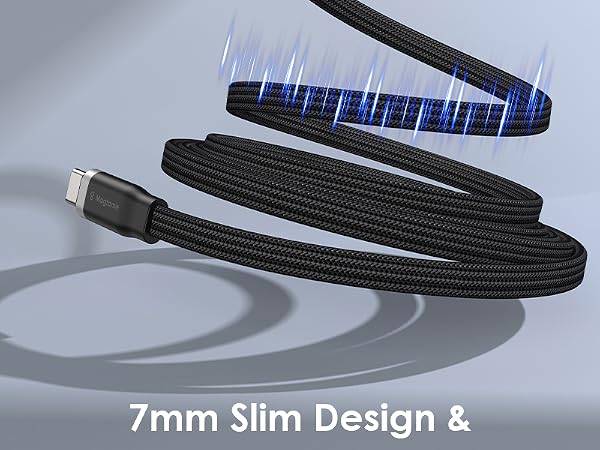 3a usb c to usb c cable magnetic