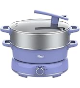Rosewill 12.7 QT Electric Hot Pot with Multiple Functions, Split Design with 11.8 inch Wider Cook...