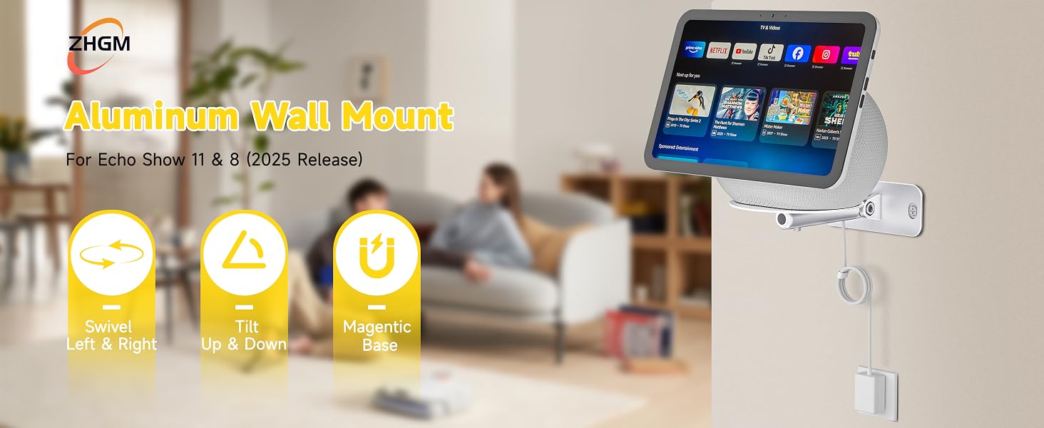 wall mount for echo show 8 2025 release
