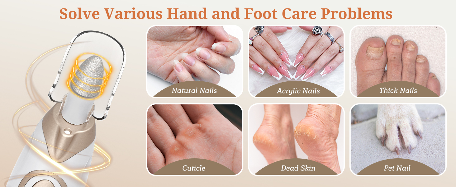 Toenail Grinder for Thick Toenails