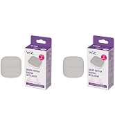 WiZ Portable Button - Pack of 2 - Switch Your Lights On and Off or Brighten and Dim - Works Only ...