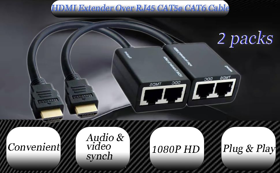 HDMI Extender Over Cat5e/6