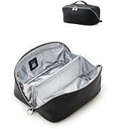 EACHY Travel Makeup Bag, Cosmetic Pouch Organizer, Toiletry Bag for Women | Soft PU Material, Mul...
