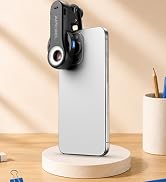 APEXEL 40x/80x/120x 3-in-1 Phone Micro Lens Phone Microscope Lens | With Universal Clip/CPL/16 LE...