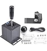 CNRAQR PC USB Racing Games Simulator Shifter with L Shape Clamp Set for Logitech G29/G27/G25/G920...