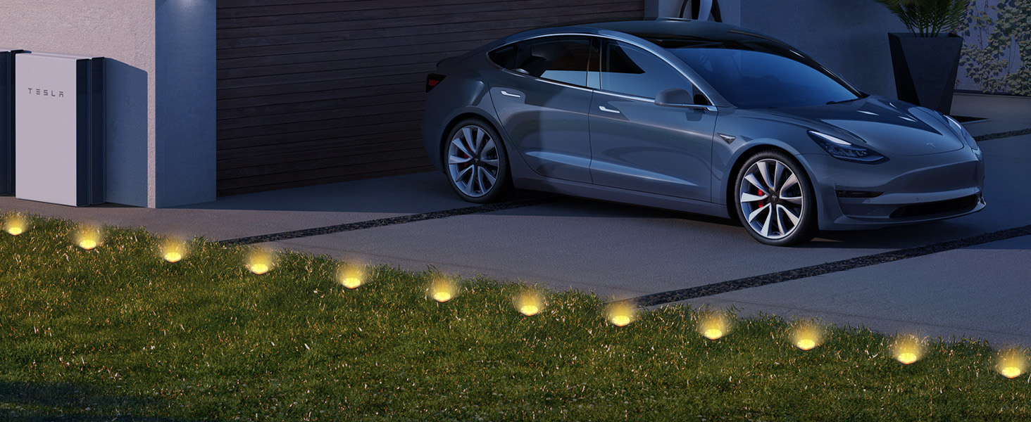 pathway lights solar powered