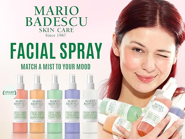 mario badescu facial mist spray rose rosewater sage aloe men women beauty