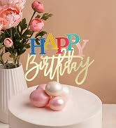 1 Pcs acrylic birthday cake topper