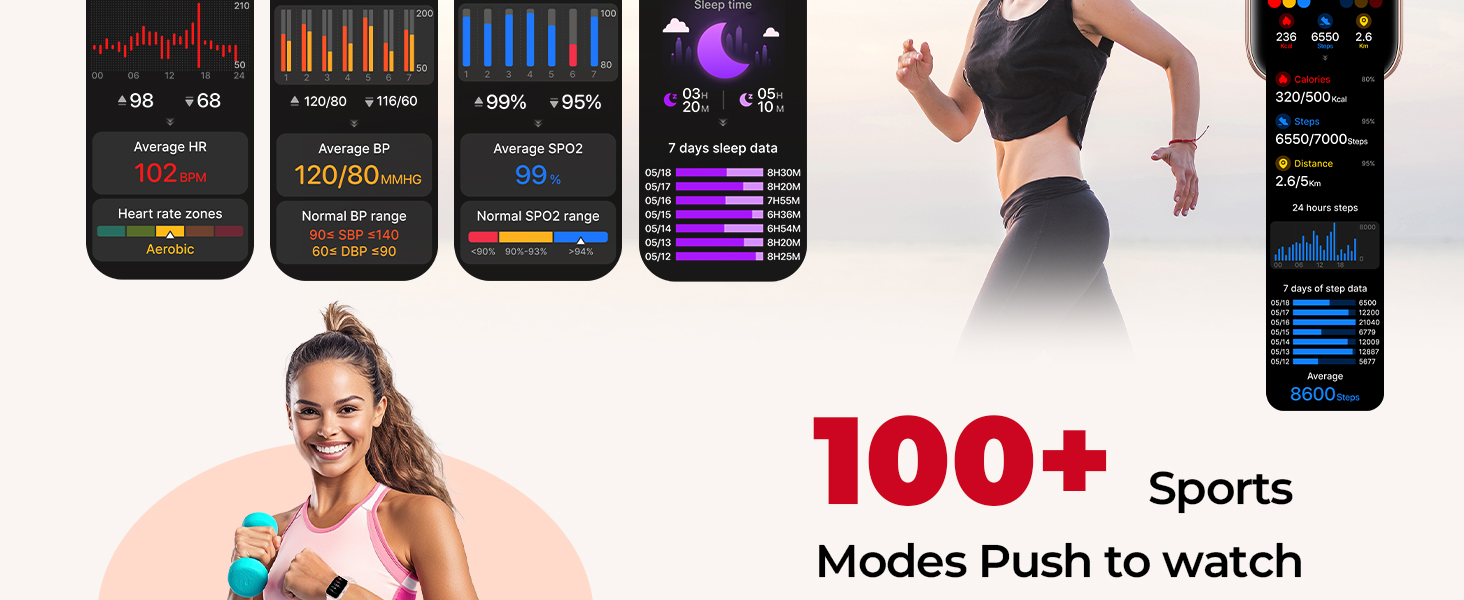 Health Monitoring / 100+ Sports