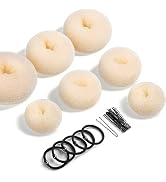 Teenitor Donut Bun Maker, Teenitor Hair Bun Maker Ring Style Bun Maker Set with 5 Bands& 20 Bobby...