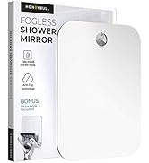 HONEYBULL Shower Mirror Fogless for Shaving - (Large 8x10in) Flat Anti Fog Mirror with Razor Hold...