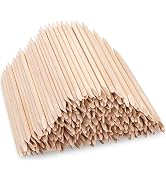 Noverlife 500PCS Orange Wood Nail Sticks, Double Sided Cuticle Pusher Remover, Disposable Cuticle...