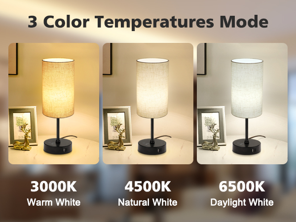 You can choose 3 cct (3000 K/4500 K/6500 K) for daily home lighting