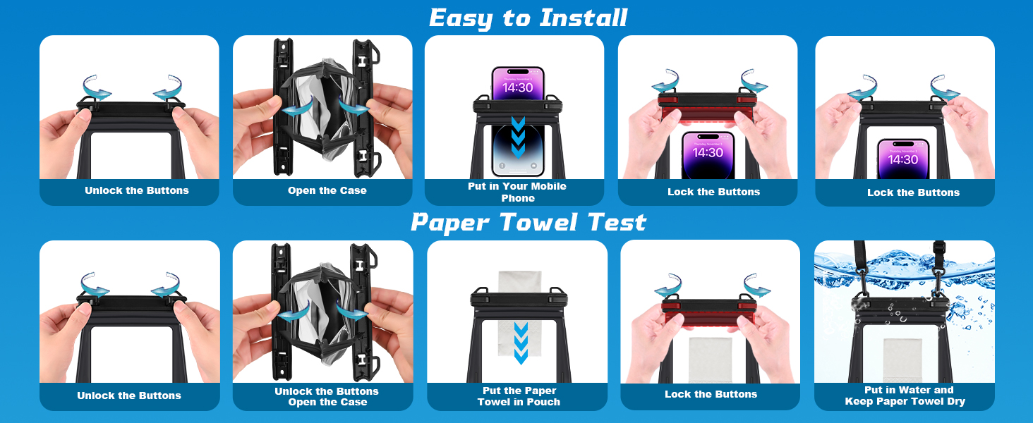 waterproof phone bag water phone protector pouch waterproof phone pouch floating water proof pouch