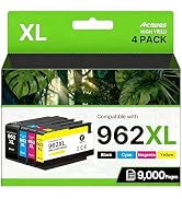 Acaves 962XL Ink Cartridges for HP 962XL Ink Cartridges Combo Pack Work for HP OfficeJet Pro 9010...