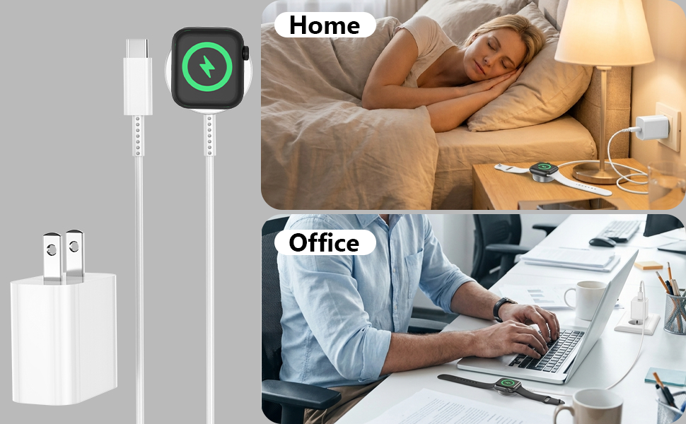 It is portable, portable, travel, home and office, and can charge your Watch conveniently.