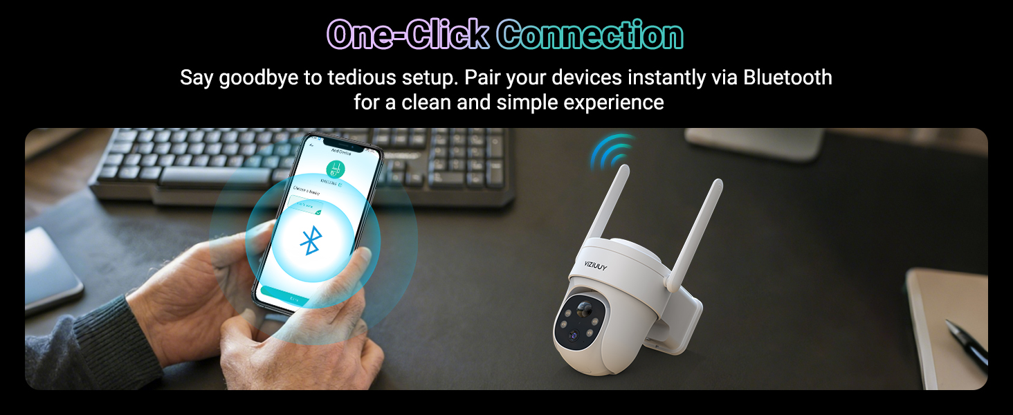 bluetooth connecton security camera