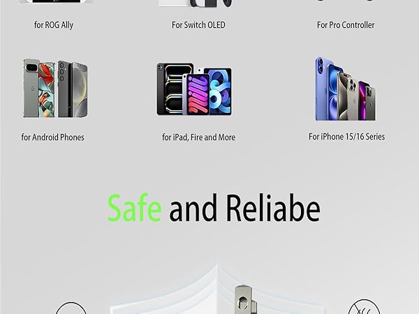 60w Charger for Nintendo Switch 2 Charger 20V 3A Power AC Adapter Fast Charging with 5FT USB C Cord