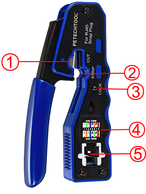 RJ45 crimp tool